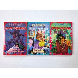 RL Stine Ghosts of Fear Street Book Lot #9 12 16 Vintage Horror Paperback 1st Ed